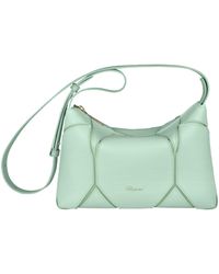 Chopard - Grained Calfskin Diamond Cross-Body Bag - Lyst