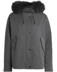 Yves Salomon - Waterproof Fur-Trim Parka Coat - Lyst