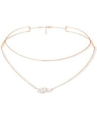 Repossi - And Diamond Serti Sur Vide Pendant Necklace - Lyst
