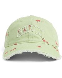 Ganni - Organic Canvas Baseball Cap - Lyst