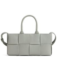 Bottega Veneta - Mini Leather East-West Arco Top-Handle Bag - Lyst