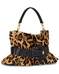 Balmain - Anthem Medium Ponyskin-Style Leopard Print Bag - Lyst