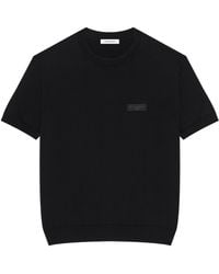 Givenchy - Cotton Logo-Tab T-Shirt - Lyst