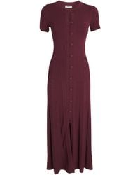 Sandro - Knitted Midi Dress - Lyst