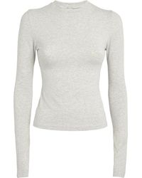 Skims - Cotton Jersey Long-Sleeve T-Shirt - Lyst