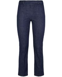 Max Mara Cropped Denim Pants - Blue