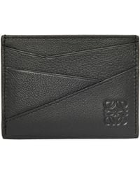 Loewe - Leather Puzzle Card Holder - Lyst