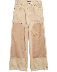 Balenciaga - Ripped-Off Wide-Leg Trousers - Lyst