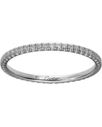 Cartier - And Diamond Étincelle De Wedding Band - Lyst