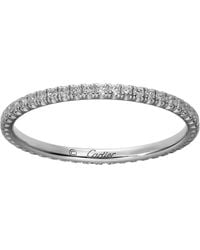 Cartier - And Diamond Étincelle De Wedding Band - Lyst