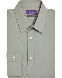 Ralph Lauren Purple Label - End-on-end Long-sleeve Shirt - Lyst