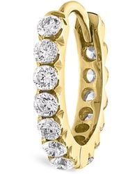 Maria Tash - Invisible Set Diamond Eternity Hoop Earring - Lyst