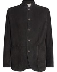 Eleventy - Suede Jacket - Lyst