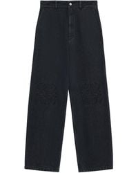 Loewe - Anagram Baggy Jeans - Lyst