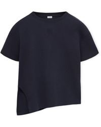 Loewe - Asymmetric Anagram T-Shirt - Lyst
