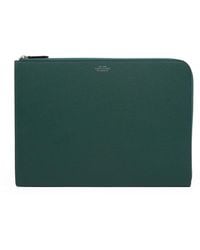 Smythson - Small Panama Leather Laptop Case - Lyst
