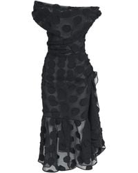 Vivienne Westwood - Polka-Dot Ginnie Frill Midi Dress - Lyst