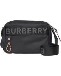 Burberry Synthetic Logo-print Econyl® Belt Bag in Black for Men - Save