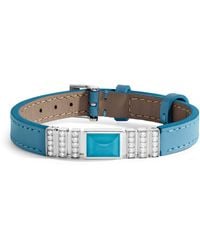 Marli New York - Diamond And Nappa Leather Unii Bracelet - Lyst