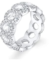 David Morris - And Diamond Rose Cut Eternity Ring - Lyst