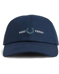 Fred Perry - Cotton Twill Logo Cap - Lyst