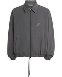 Jacquemus - Embroidered Initial Windbreaker Jacket - Lyst