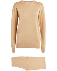 Olivia Von Halle - Silk-Cashmere Carmel Tracksuit - Lyst