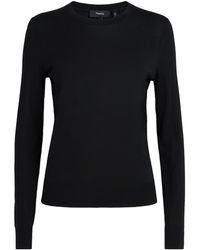 Theory - Wool Long-Sleeve T-Shirt - Lyst