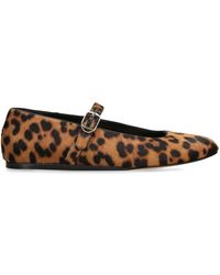 Le Monde Beryl - Calf Hair Mary Jane Ballet Flats - Lyst