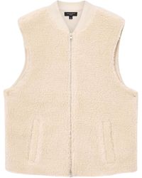 AllSaints - Sherpa Otis Gilet - Lyst