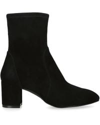 Stuart Weitzman - Suede Yuliana Ankle Boots 60 - Lyst