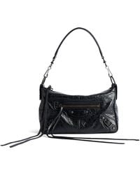 Balenciaga - Mini Lambskin Le City Moto Shoulder Bag - Lyst