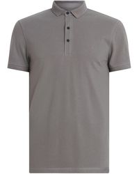 AllSaints - Organic Cotton Reform Polo Shirt - Lyst