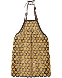 Miu Miu - Cotton-Blend Macramé Apron - Lyst