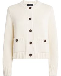 ME+EM - Cotton Cropped Cardigan - Lyst