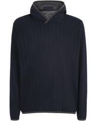 Sease - Virgin Wool-Blend Stripe Hoodie - Lyst