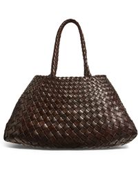 Dragon Diffusion - Large Leather Woven Santa Croce Tote Bag - Lyst