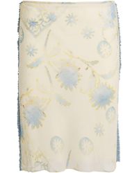 SIR. - Satin Floral Cecile Midi Skirt - Lyst