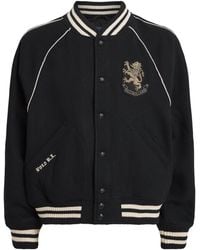 Polo Ralph Lauren - Wool-Blend Bullion-Patch Bomber Jacket - Lyst