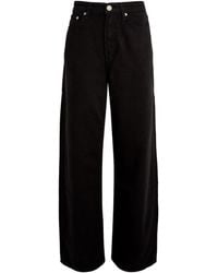 Rag & Bone - Featherweight Logan Mid-Rise Wide-Leg Jeans - Lyst