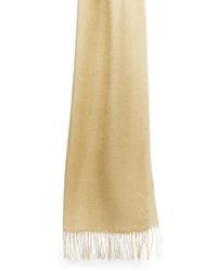 Weekend by Maxmara - Linen Fringe-Trim Scarf - Lyst