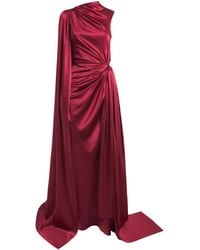 ROKSANDA Demetria Asymmetric Crepe Gown in Natural | Lyst