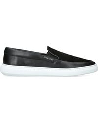 Givenchy - Leather-Suede G Set Slip-On Loafers - Lyst