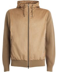 Herno - Wool Hybrid Hooded Jacket - Lyst