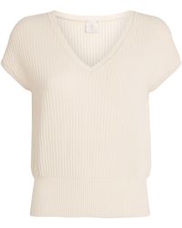 Eleventy - Cotton Knitted Sweater Vest - Lyst