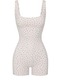 NikeSKIMS - Corset Short Bodysuit - Lyst