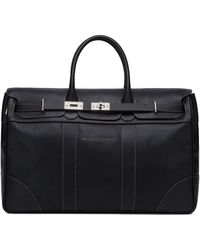 Brunello Cucinelli - Leather Weekender Duffle Bag - Lyst