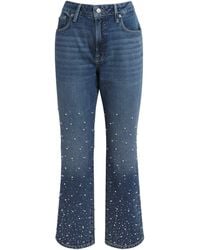 GOOD AMERICAN - Embellished Good Icon Straight Jeans - Lyst
