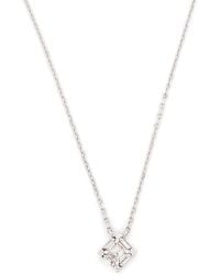 Suzanne Kalan - And Diamond Mini Princess Pendant Necklace - Lyst
