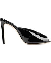 Jimmy Choo - Brigitte 100 Patent Leather Mules - Lyst
